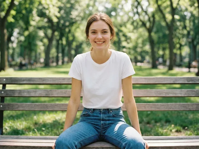Seated pose example