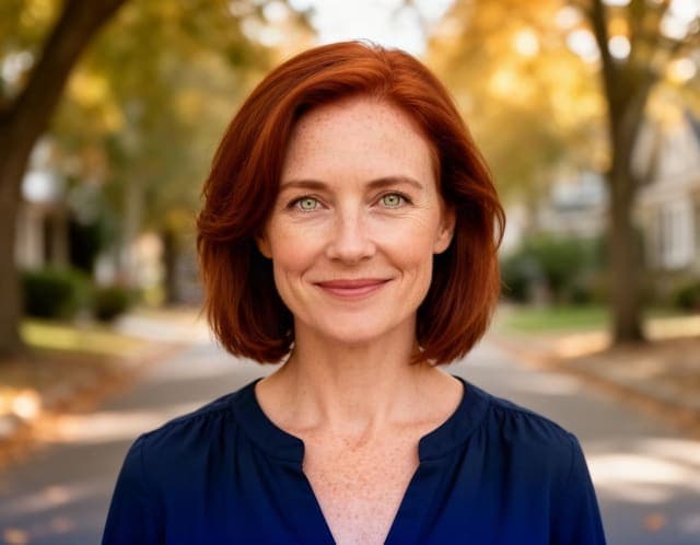 Source photo: close-up portrait against its original background, before any background replacement