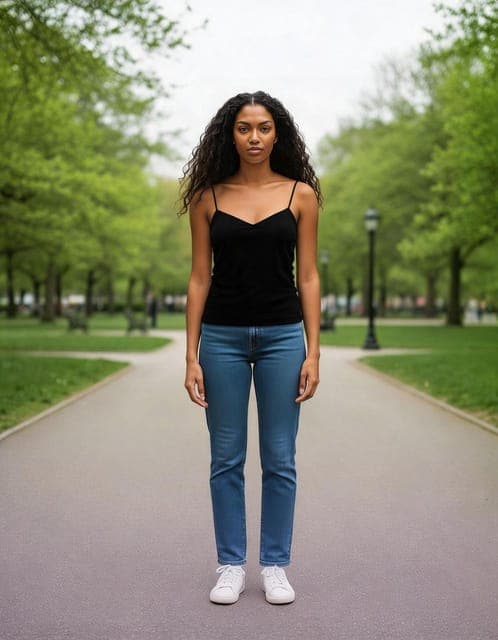 Seedream 5 Lite: reference ignored: a camisole and jeans
