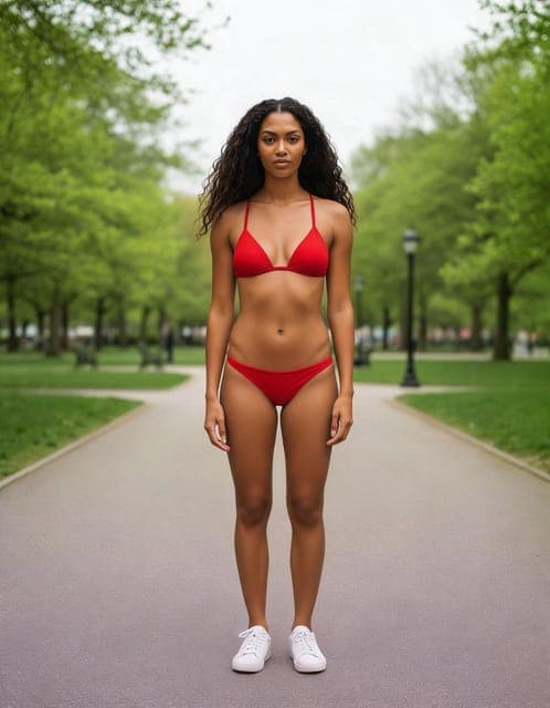 Seedream 5 Lite: red two-piece delivered, the smallest cut of the set