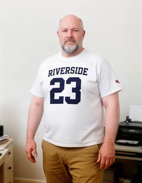 Flux 2: tee copied in this run; another run tanned his pale skin several shades