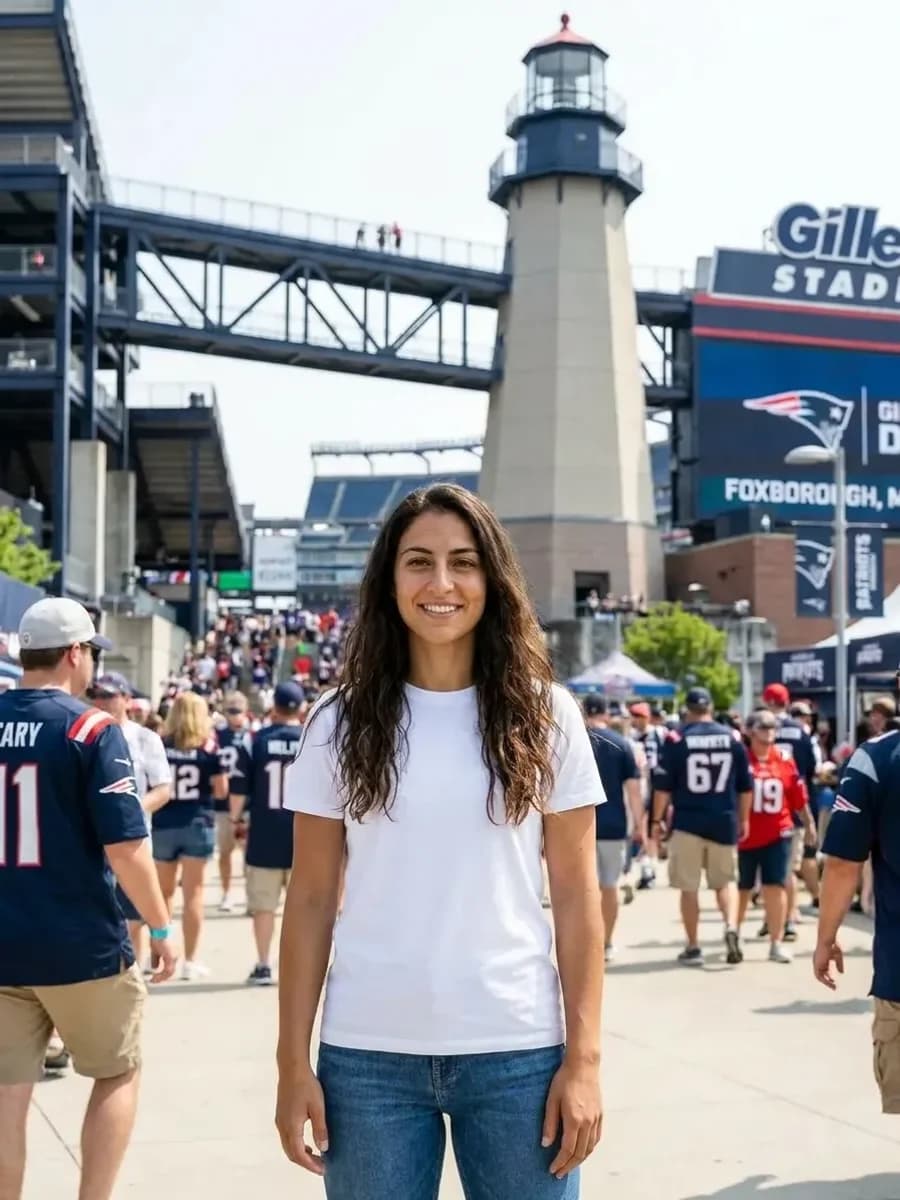 Gillette Stadium in Foxborough, Massachusetts